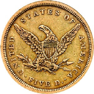 Values of Dahlonega Rarity 1839-D Coronet half eagle