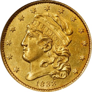 1833 Capped Head half eagle images