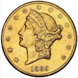 1889-CC Coronet double eagle photos