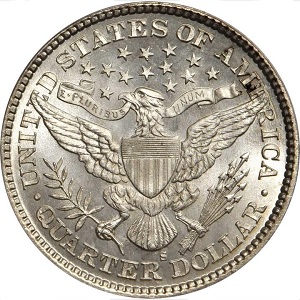 Price trends 1896-S Barber quarter