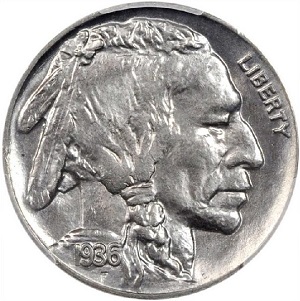 1936 Buffalo Nickel